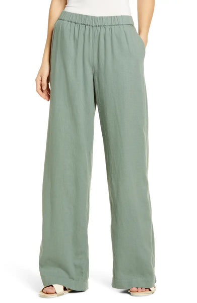 Calson | Nordstrom Wide Leg Pull-On Linen Blend Pants - Thrice Divine Finds