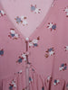 L.A. Hearts Pacsun Cropped Ruffle Hem Pink Floral Long Sleeve - Thrice Divine Finds