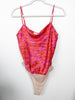 Lush Clothing Hot Pink/Orange Sleeveless Thong Bodysuit - Thrice Divine Finds