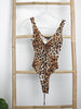 T.I.M.I.N.G Leopard Print Lace-up Sleeveless Bodysuit - Thrice Divine Finds