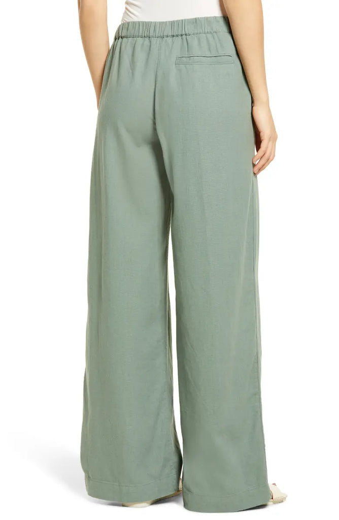 Calson | Nordstrom Wide Leg Pull-On Linen Blend Pants - Thrice Divine Finds